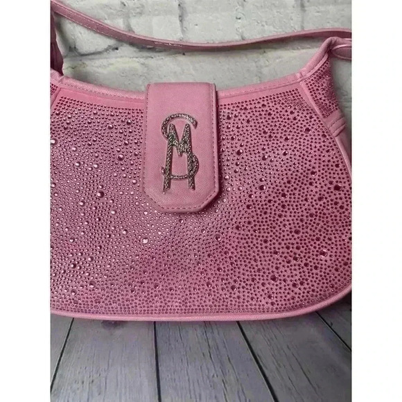 NWT Steve Madden Fondant Pink Shoulder Purse - Picture 3 of 7